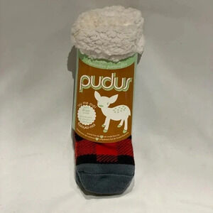 Pudus lumberjack slipper socks